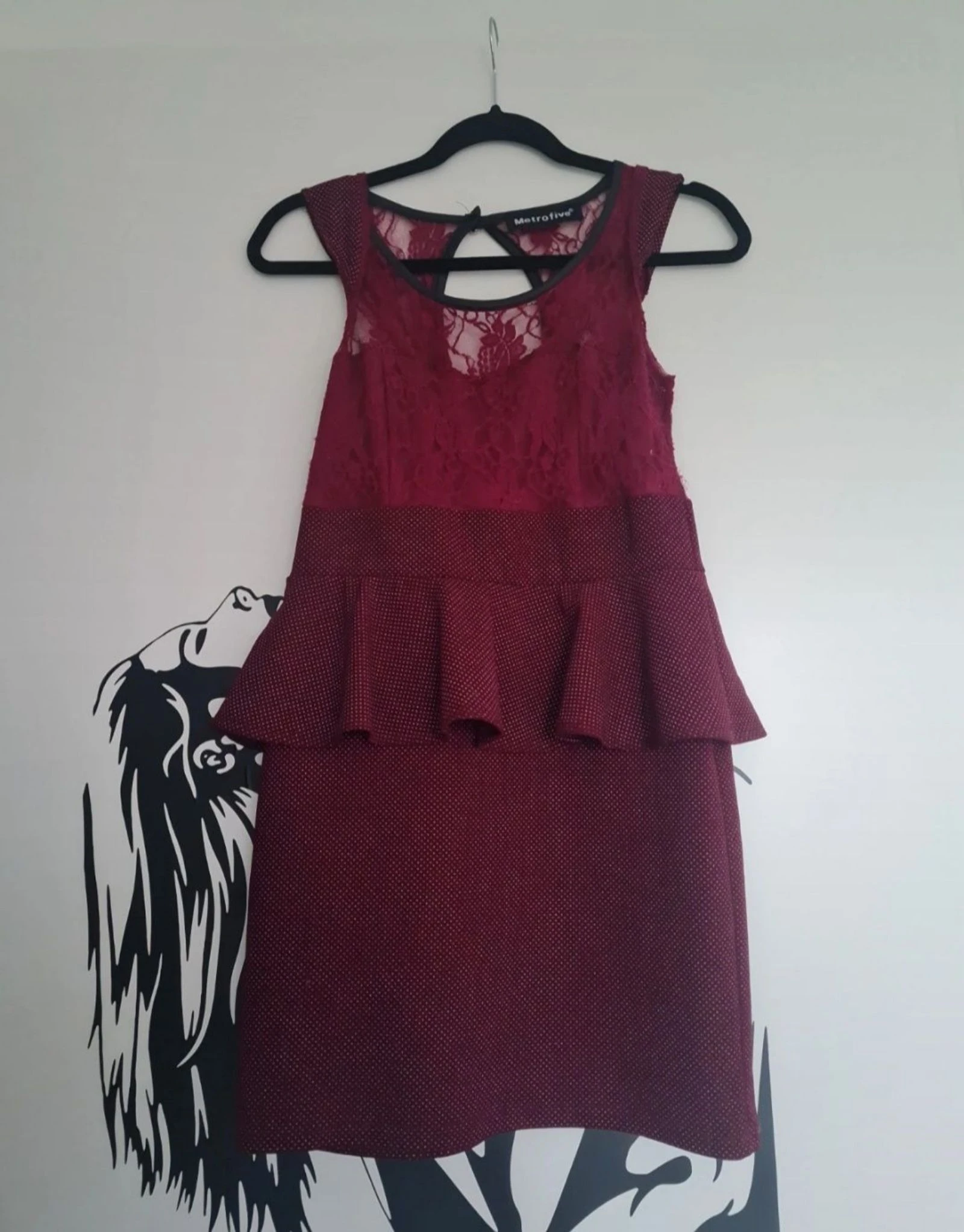 Dress with lace – photo 2